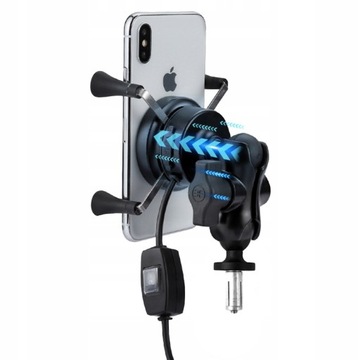 РУЧКА РАМЫ МОТОЦИКЛА С ИНДУКТИВНЫМ ЗАРЯДНЫМ УСТРОЙСТВОМ