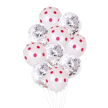 BALONY PRZEŹROCZYSTE BALONY 10 SZT.