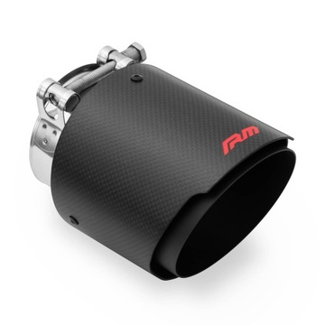 Końcówka wydechu RMT-C101-6/63RM - średnice: wylot - 101 mm, dolot - 63 mm