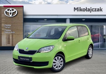 Skoda Citigo Hatchback 3d Facelifting 1.0 MPI 60KM 2018 Skoda Citigo 1.0 Style Salon PL Toyota Mikolajczak Leszno Benzyna 60KM