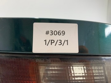 AUDI A4 B5 SVĚTLO LEVÝ ZADNÍ TMAVÁ TUNING