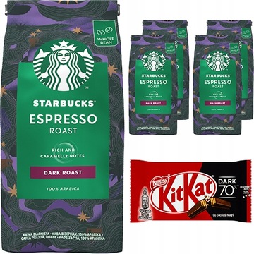 Starbucks Espresso Roast Kawa ziarnista 1kg gratis