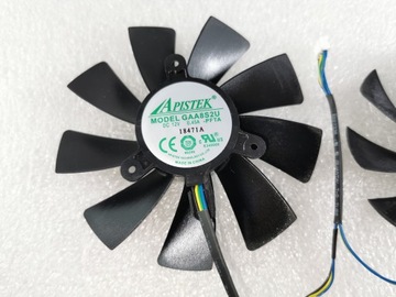 2 вентилятора MINI ZOTAC GTX 1070 TI 1080 TI 1060