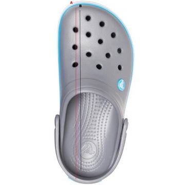 DAMSKIE SPORTOWE CHODAKI CROCS CROCBAND 11016 WYGODNE KLAPKI KROKSY r 36-37