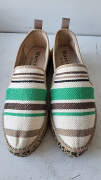 NOWE ESPADRYLE MARC O'POLO 303 17693801 800 r.36 NATURAL GREEN