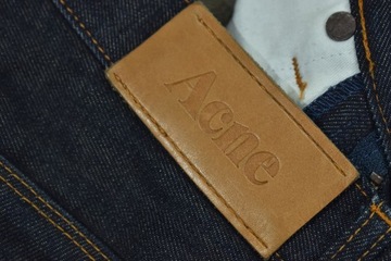 ACNE STUDIOS Max Raw SpodnieJeansy Męskie W31 L34