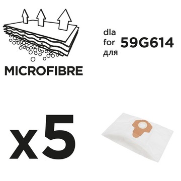 Мешки для пылесоса 59G614 5 шт.