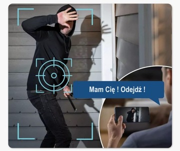 Беспроводная камера WIFI День Ночь Батарея Домофон PIR FullHD MicroSD