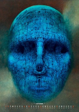 Kalendarz Beksiński 2025 A3 wzór 8