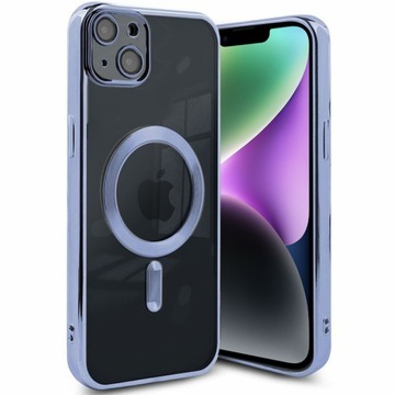 КЕЙС МАГНИТНЫЙ БЛЕСК + СТЕКЛО 9Н для IPHONE 14