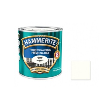 КРАСКА HAMMERITE RUST, ПОЛУМАТОВАЯ БЕЛАЯ 0,25л