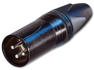 ZŁĄCZE XLR NEUTRIK NC3MXX-BAG MĘSKIE GNIAZDO XLR 3