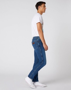 Męskie spodnie jeansowe dopasowane Wrangler TEXAS SLIM W36 L30