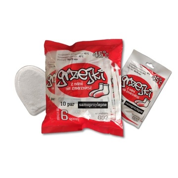 OGRZEWACZ DO BUTÓW STÓP GRZEJKI NA ZIMĘ 20SZT 45C BODY WARMER SAMOPRZYLEPNY