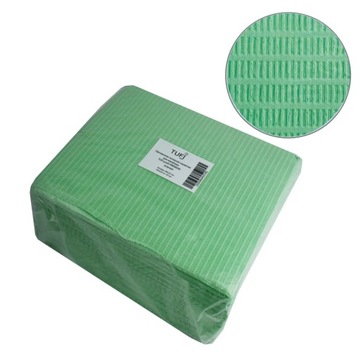 Jednorazowe maty papierowe TUFI profi PREMIUM zielony 40х32 сm 50 szt (0104