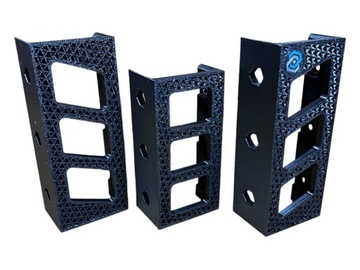 Держатель для ноутбука, блокнот под стол 35 мм DELOSPRO BLACK