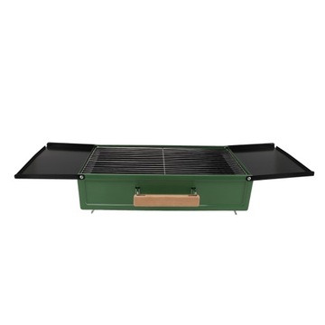 Mini grill Grill Przenośny drewniany uchwyt