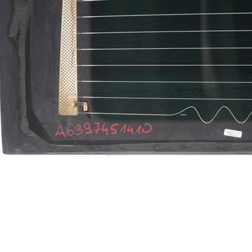 Mercedes Vito W639 Стекло задней двери заднее AS3 черное A6397451410