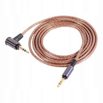 Przewód słuchawkowy AUX zastępuje standard 3,5 mm