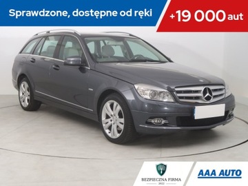 Mercedes Klasa C W203 Coupe W203 1.8 (C 200 Kompressor) 163KM 2008 Mercedes C C 200 Kompressor , Skóra, Navi, Xenon