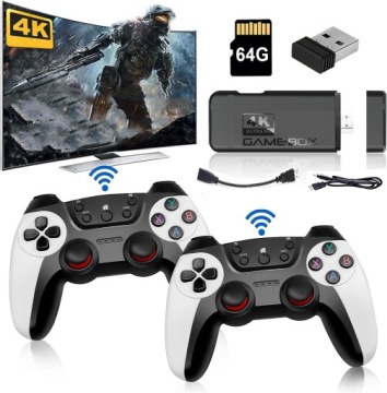 Bezdrátová Retro Tv Konzola Herní Plug And Play 2 Konzoly 30 000 Her 2.4G