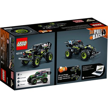 LEGO TECHNIC MONSTER JAM Могильщик 42118 2В1