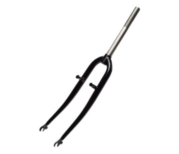 Велосипедная вилка 26 дюймов, стальная, черная, V-тормоз