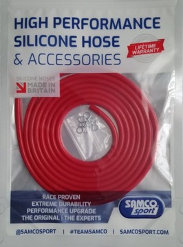 #SAMCO Sport silikon wąż podciśnienia 4mm 3m RED