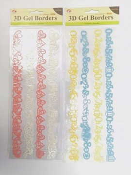 KOLOROWE NAKLEJKI ARKUSZ NAKLEJKI ŻELOWE NAKLEJKI