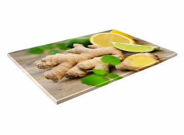 SZKLANA DESKA KUCHENNA 40x30 364b Imbir