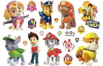 TATUAŻE DLA DZIECI ZMYWALNE TYMCZASOWE PIESKI PSI PATROL PAW PATROL
