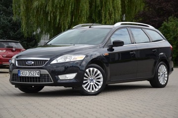 Ford Mondeo IV Kombi 2.0 Duratec Flexifuel 145KM 2009 CZARNE ZAREJESTROWANE 2.0i 145KM SERWIS TITANIUM NAVI CONVERS+ 2xParktronik, zdjęcie 2