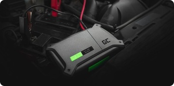 Автомобильный аккумулятор Green Cell PowerBoost Start-up 2000A, фонарик 16000 мАч, IP64