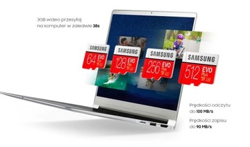 Samsung EVO Plus microSDXC Memory Card 64GB + adapter SD