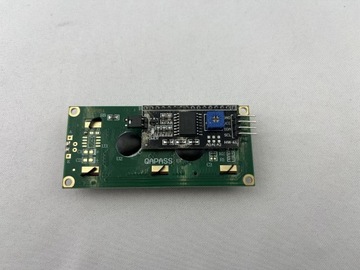 ЖК-ДИСПЛЕЙ 1602 2x16 I2C КОНВЕРТЕР черные символы желто-зеленый фон