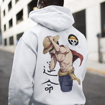 BLUZA Z KAPTUREM ONE PIECE 5