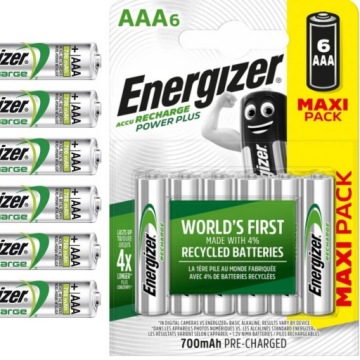 AKUMULATORKI ENERGIZER POWER PLUS R3 AAA 700mAh x6