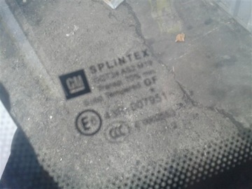 СТЕКЛО ПЕРЕДНЕЕ ПРАВОЕ ТРЕУГОЛЬНИК OPEL ZAFIRA B