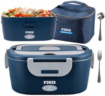 ELEKTRYCZNY LUNCH BOX POJEMNIK PODGRZEWACZ OBIADU DO BIURA AUTA TIRA 12/24V