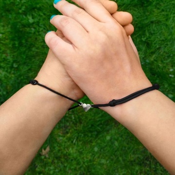 БРАСЛЕТЫ ДРУЖБЫ ДЛЯ ПАР ДЕТИ ДРУЗЬЯ ЛЮБЯТ МАГНИТНОЕ СЕРДЦЕ