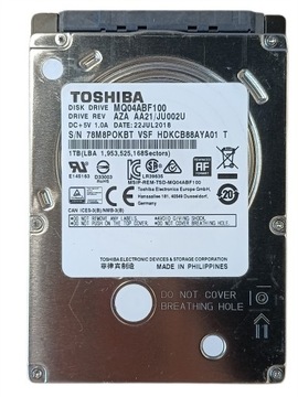 DYSK TWARDY HDD TOSHIBA 1TB 2,5
