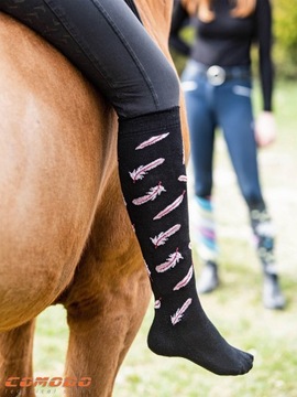Длинные носки для верховой езды, черные FLAMINGOS