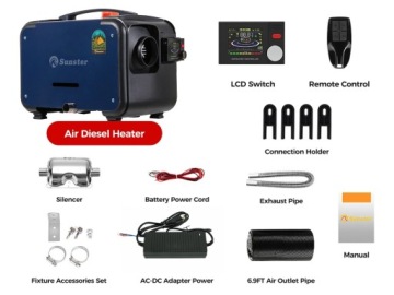 ПАРКОВОЧНОЕ ОБОГРЕВАНИЕ 8КВТ 12/24В 230В WEBASTO С ВЕНТИЛЯЦИЕЙ И СТАРТ/СТОП BT