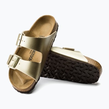 Klapki damskie BIRKENSTOCK Arizona BF Narrow gold 40 EU