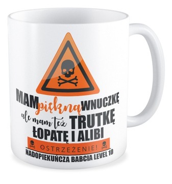 Kubek prezent DZIEŃ BABCI Nadopiekuńcza babcia