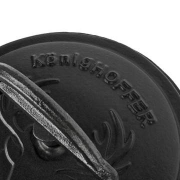 Охотничий Казан 5 Л ЭМАЛЬ Чугунный котелок для ОГОНЯ Эмалированный