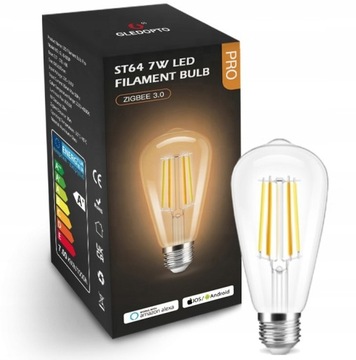 Żarówka 7W CCT Biała ST64 ZigBee GL HUE TUYA