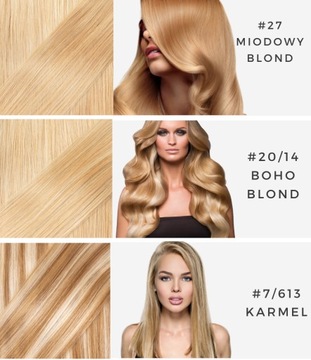 БЕСШОВНЫЕ наращивание волос на клипсах 100% натуральный человеческий 40 см 3 ленты