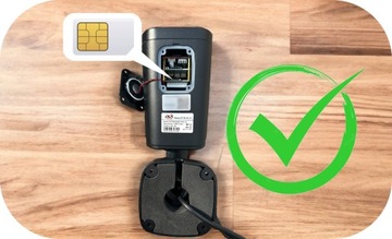 ВНЕШНЯЯ КАМЕРА ДЛЯ SIM-КАРТЫ 5 Мп LTE 4G GSM IP УДАЛЕННЫЙ ПРОСМОТР DVS
