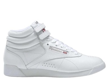 Buty damskie sneakersy białe za kostkę 2431 REEBOK F/S HI 100000103 37.5